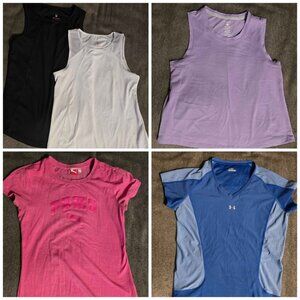 Combo Pack of 5 Women's Athletic T-Shirts